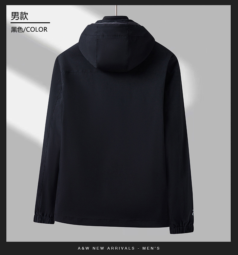 Warm and cold detachable three-in-one fleece liner jacket KF2-G2001 men