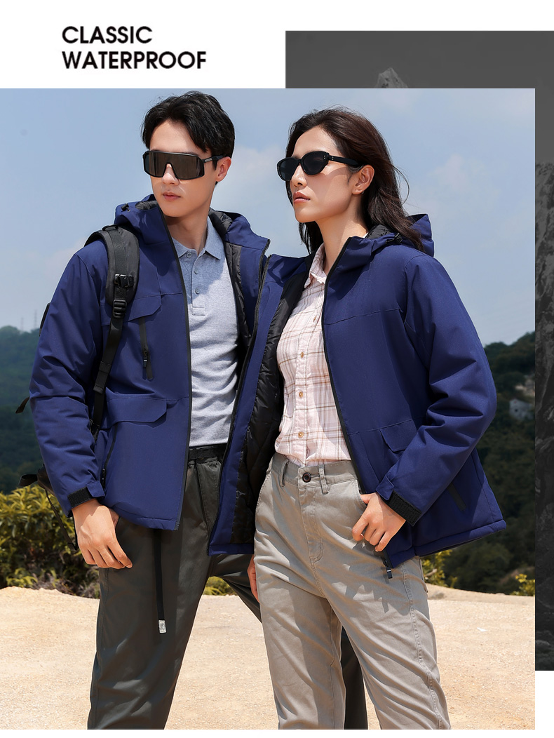 Outdoor windproof and waterproof couple single layer jacket H22-2099