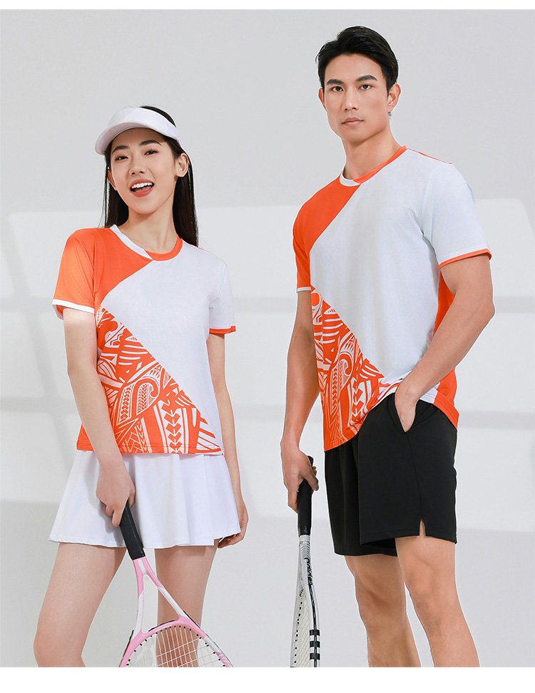 Table tennis badminton volleyball quick-drying sweat-absorbing sports competition uniform single top GB8-8907 men