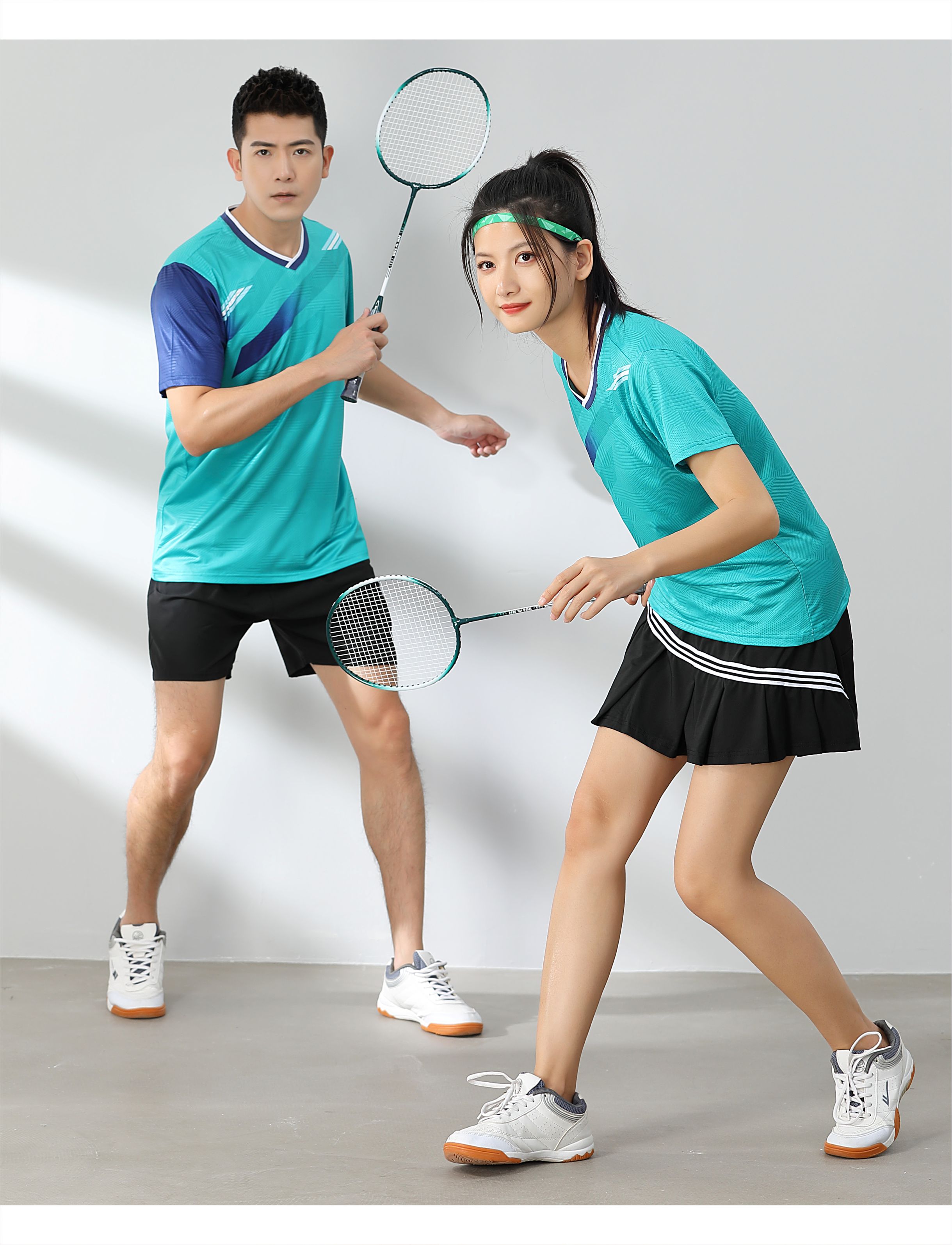 Tennis badminton table tennis comfortable sports training suit short-sleeved single top 120-1889 men