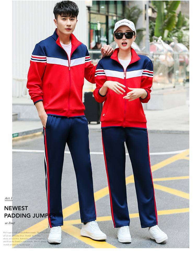 South Korean silk casual sports suit for both men and women KA-966