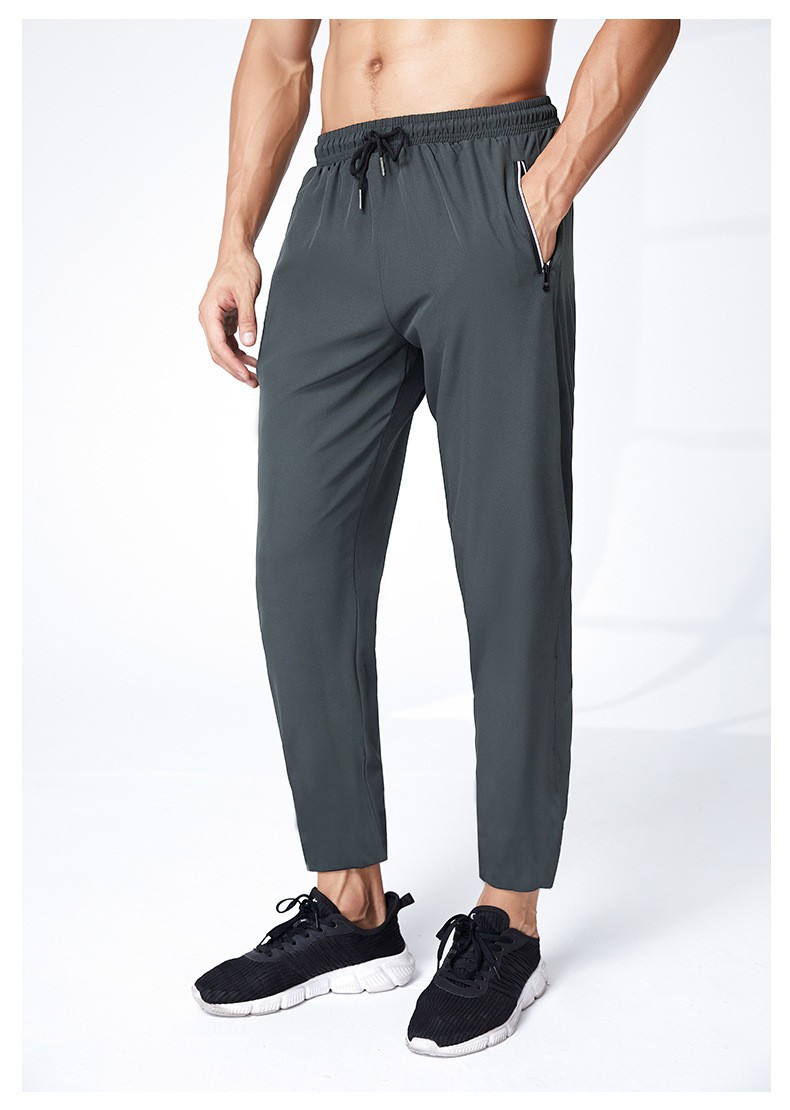 Comfortable quick-drying sports pants with cuffs 176-A2302