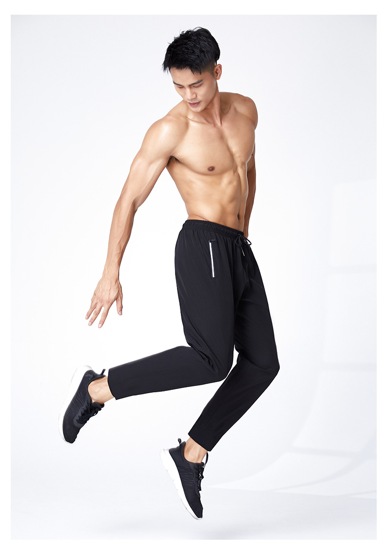 Comfortable quick-drying sports pants with cuffs 176-A2302