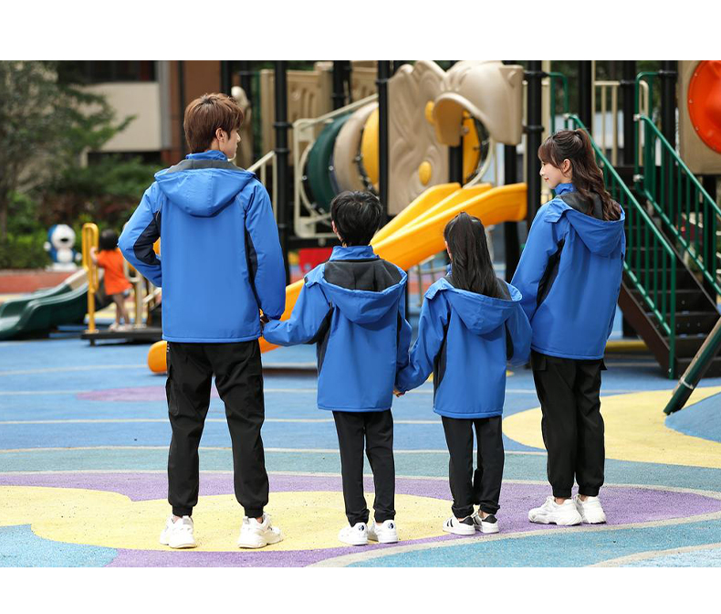 850g matte high elastic polar fleece lining one-piece thickened jacket parent-child style YZ02-026 parent-child style