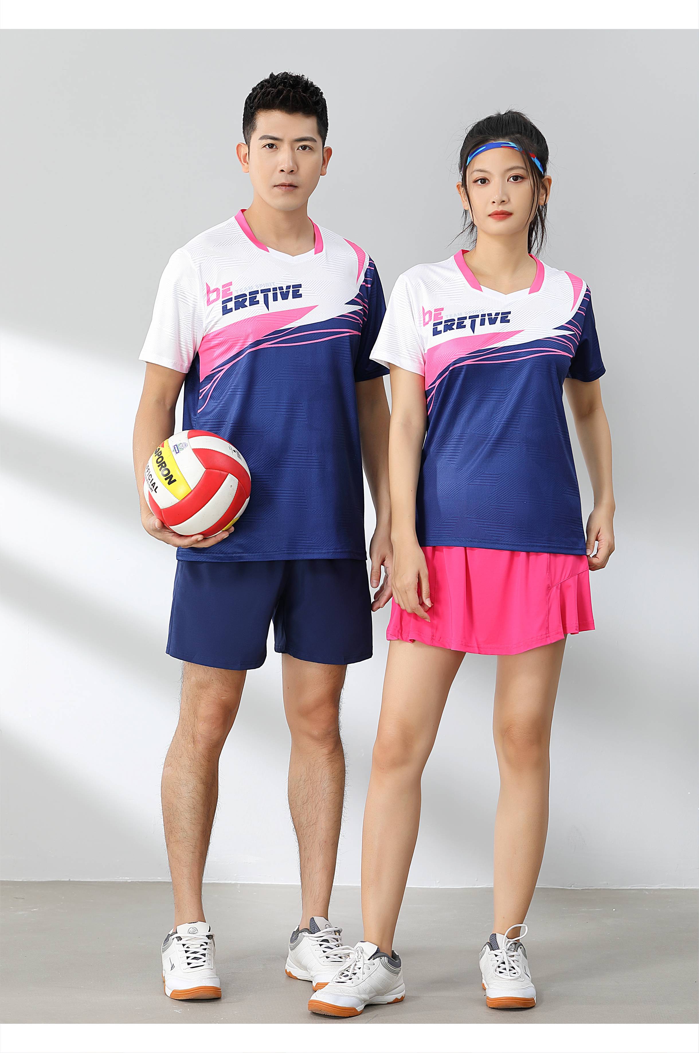 Badminton training suit short-sleeved top 120-1892 men