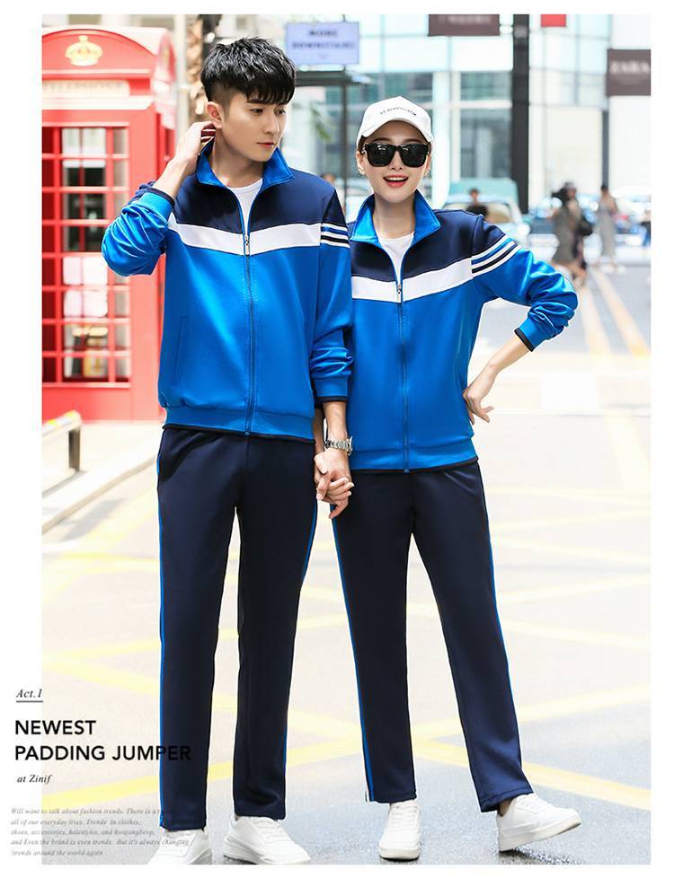 South Korean silk casual sports suit for both men and women KA-966