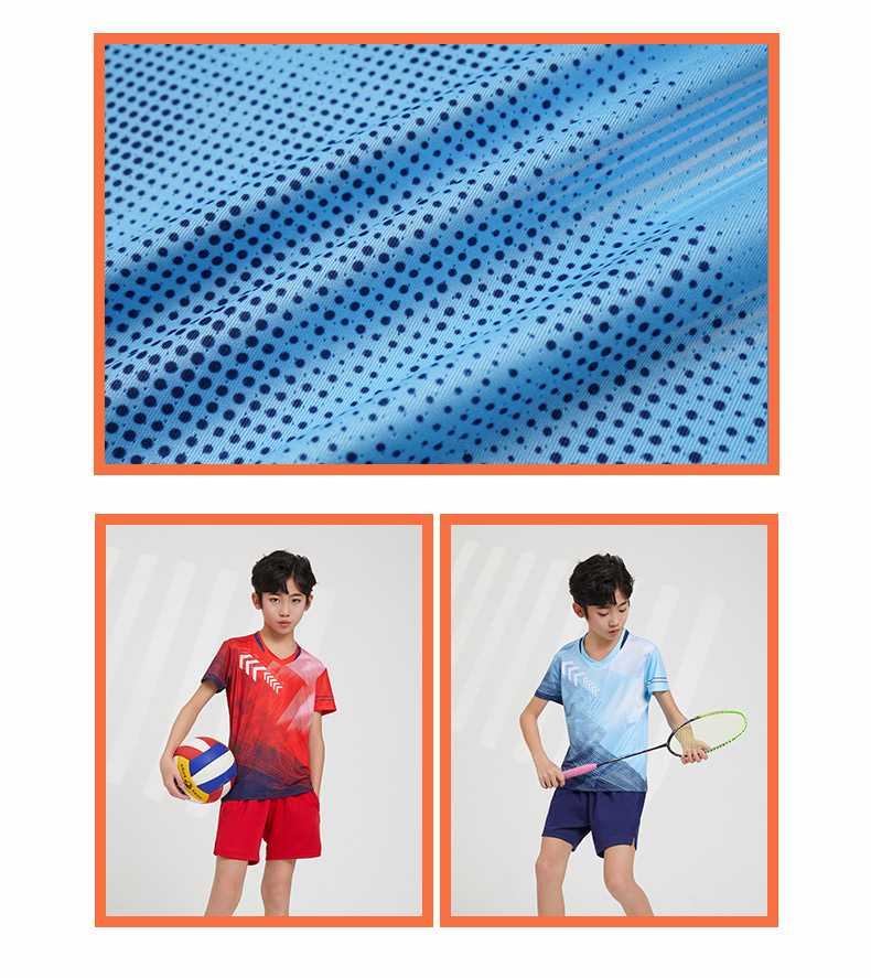 Sportswear training casual short-sleeved tops children GB8-7907 children clothing short-sleeved