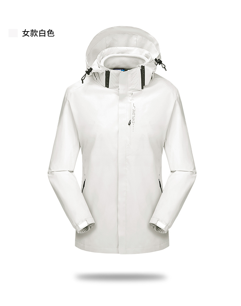 Three-in-one fleece jacket with detachable lining KT-6268 for men