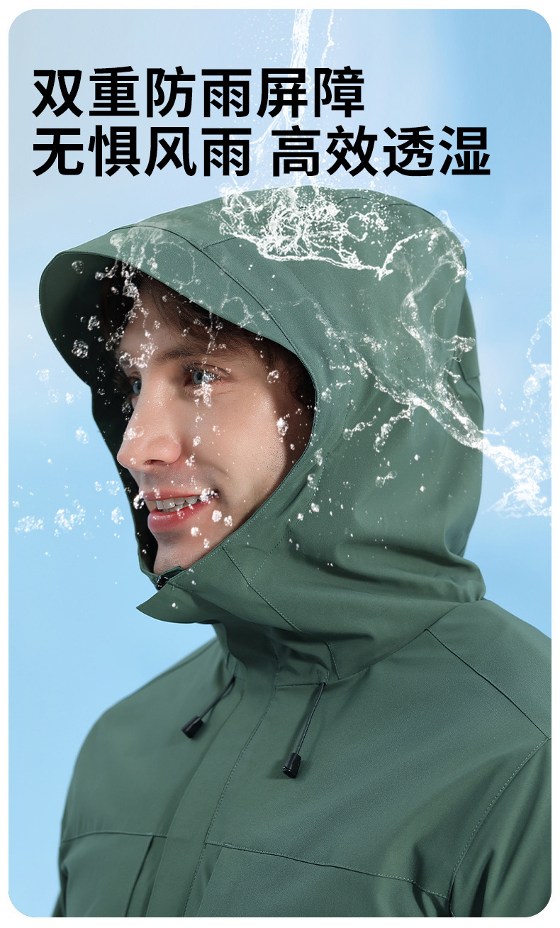 Windproof and waterproof outdoor single-layer jacket for men KP1-688A7