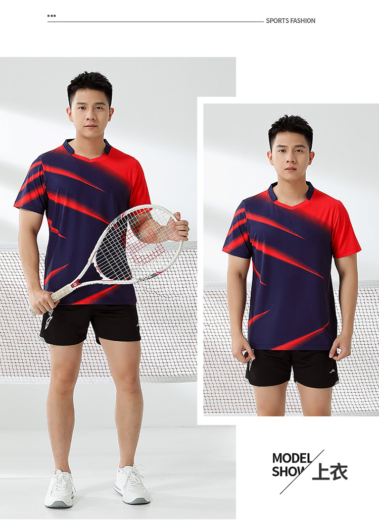 Quick-drying breathable sports table tennis and badminton tops GM2-3064