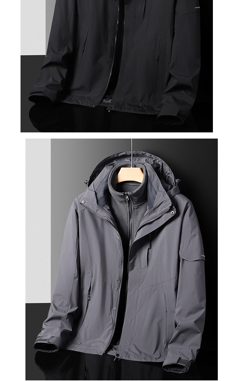 Cold and warm three-in-one detachable jacket for women KL-99002 for women