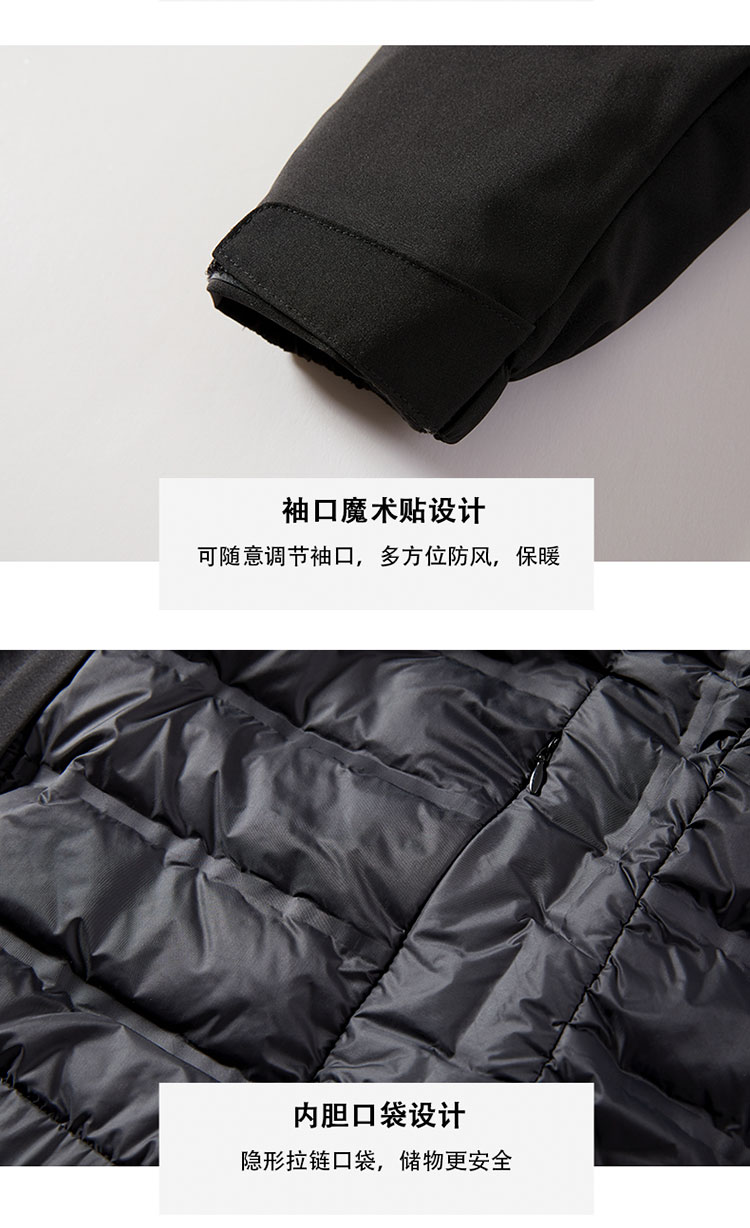 Couples warm three-in-one down jacket for men KE-0806 down jacket for men