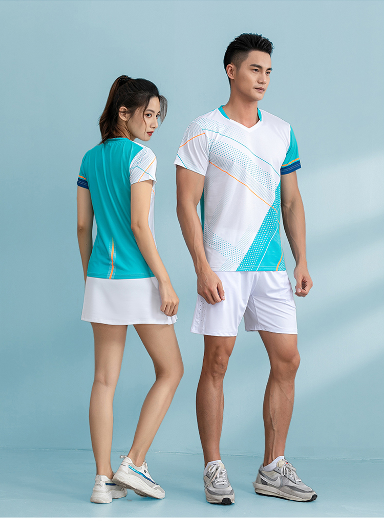 Table tennis, badminton, tennis and volleyball short-sleeved competition training suit GR8-1257 men