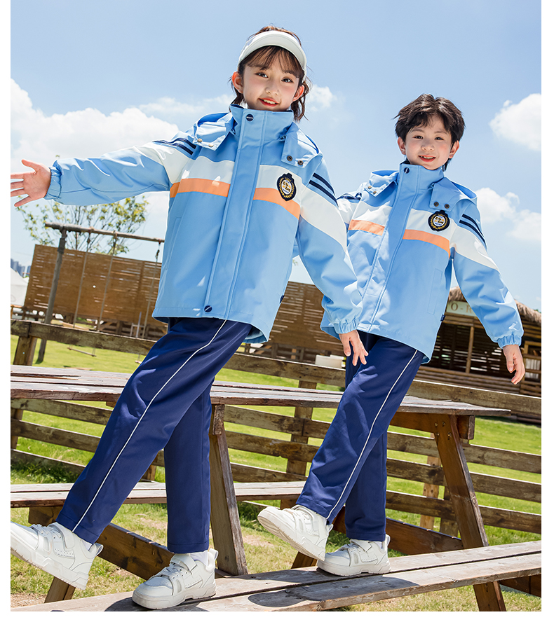 Children soft and comfortable jacket three-piece suit 455-9353