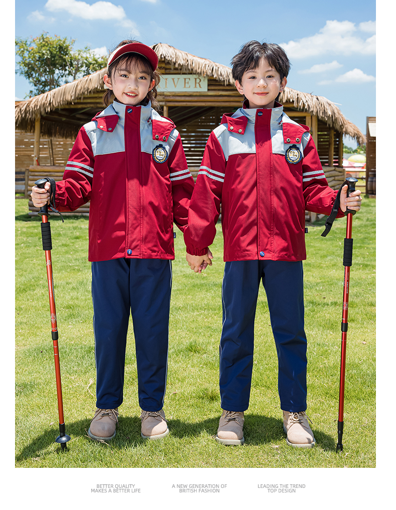 Warm and cold-resistant children casual jacket three-piece suit 455-9359