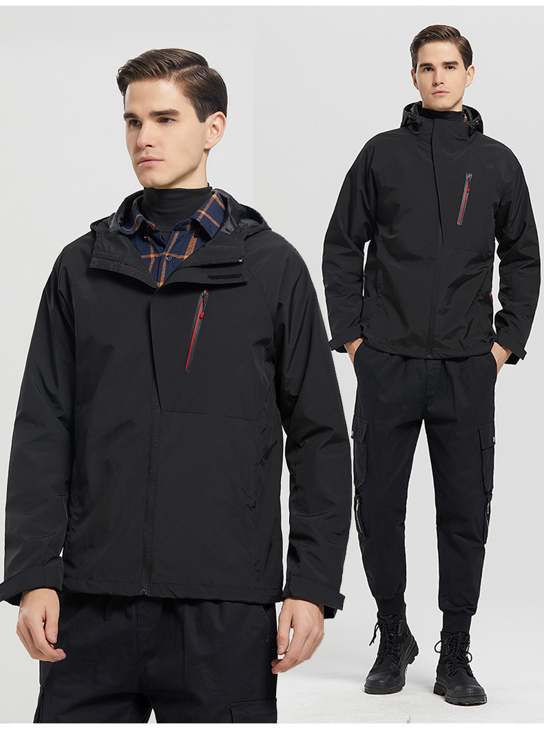 Outdoor sports mountaineering windproof warm couple jacket KF2-23199 men