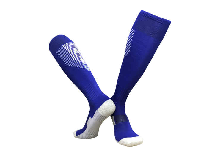 Staple fiber towel bottom solid color football socks for children GY9-ETM015