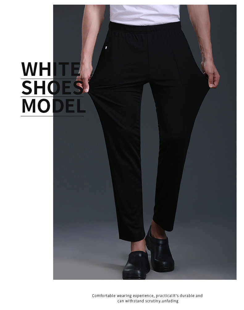 Elastic stretch straight trousers men N01-22D795