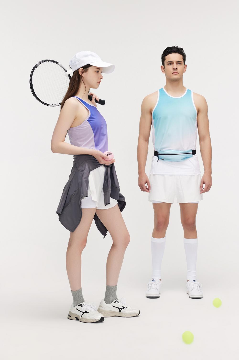 Polyester-spandex mesh sports vest (European size) GY7-341