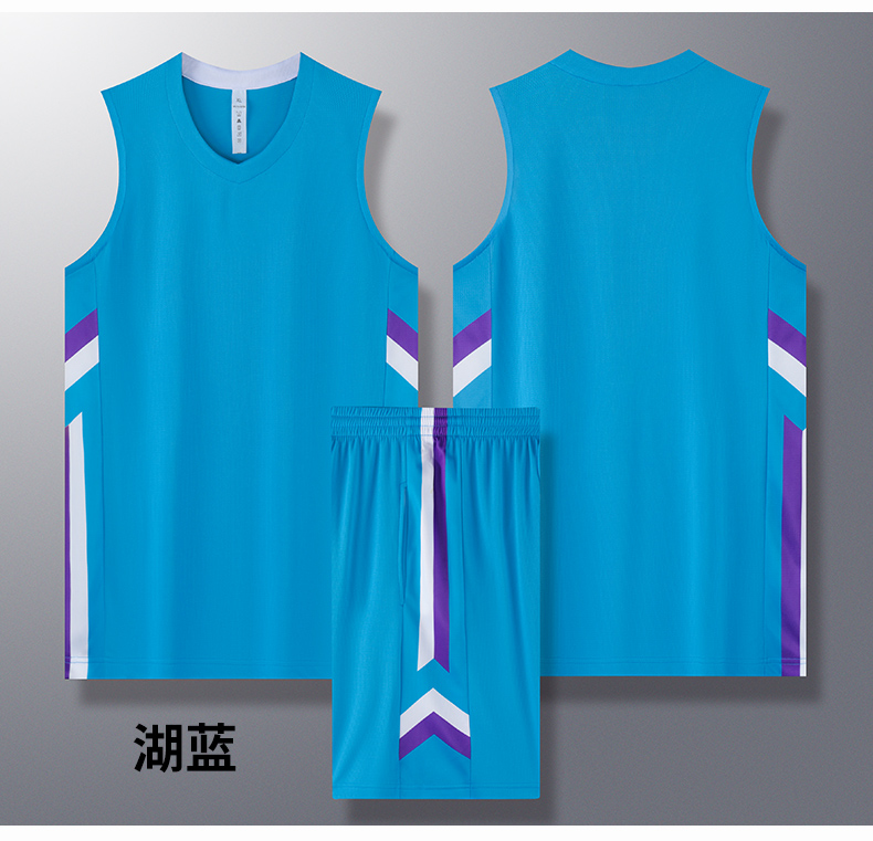 Competition training breathable basketball suit adult GB12-A008 adult