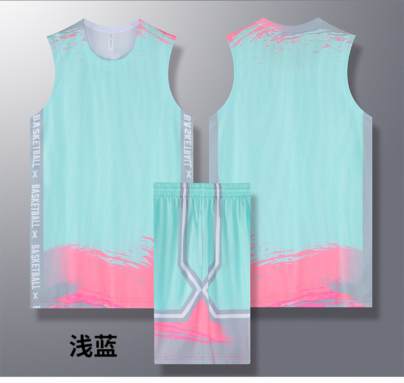 Trendy competition training sports basketball uniforms for adults GB12-A016 parent-child style