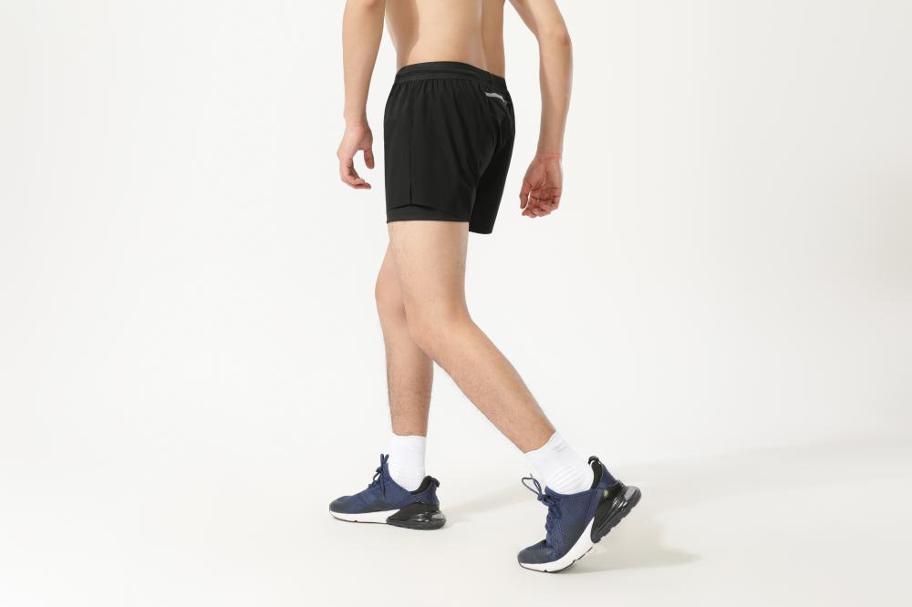 Track and field running shorts with back zipper pockets GJ3-3904