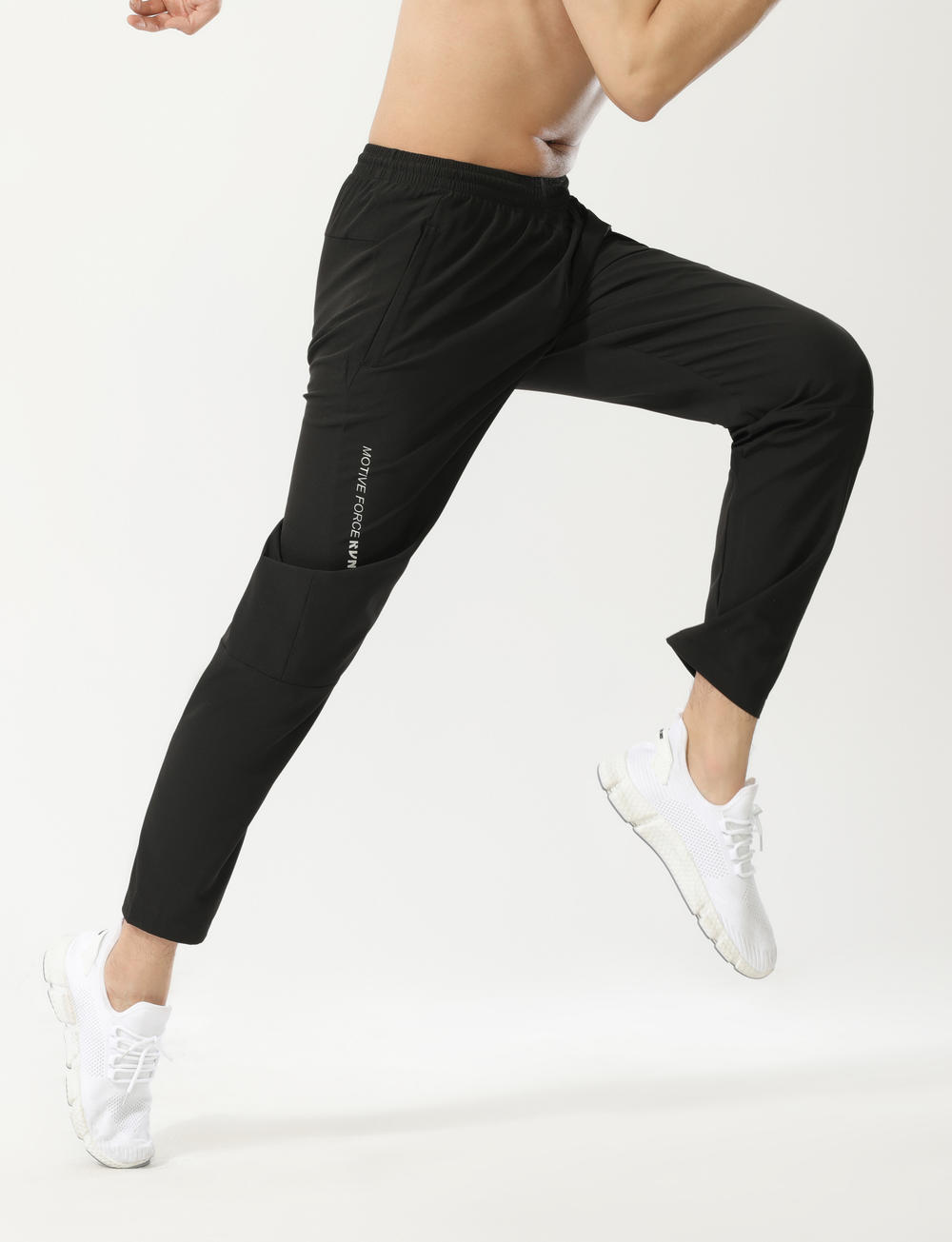 Letter Printed Elastic Band Sports Casual Pants GJ3-9237