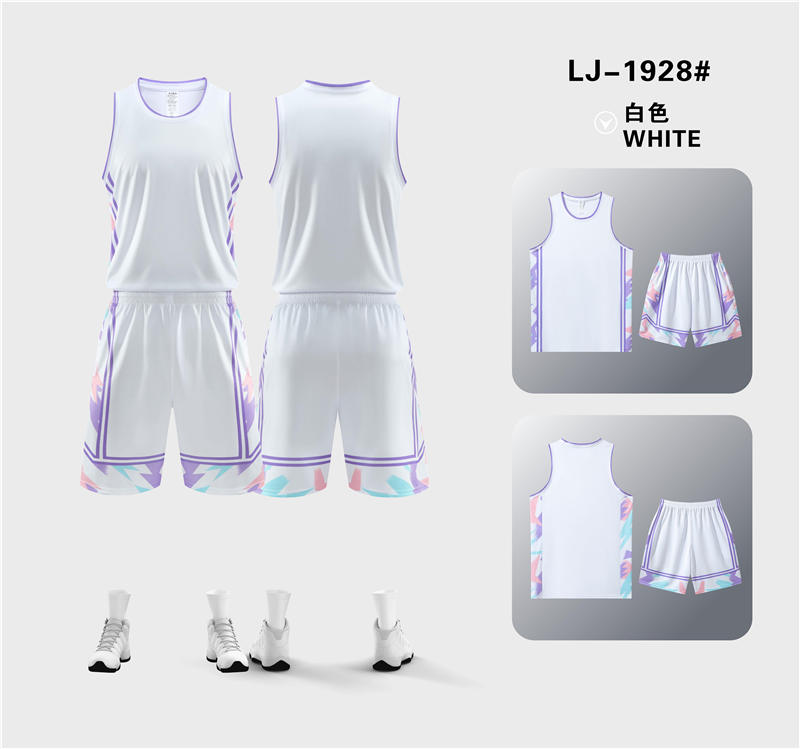 Breathable polyester sports basketball suit 120-1928