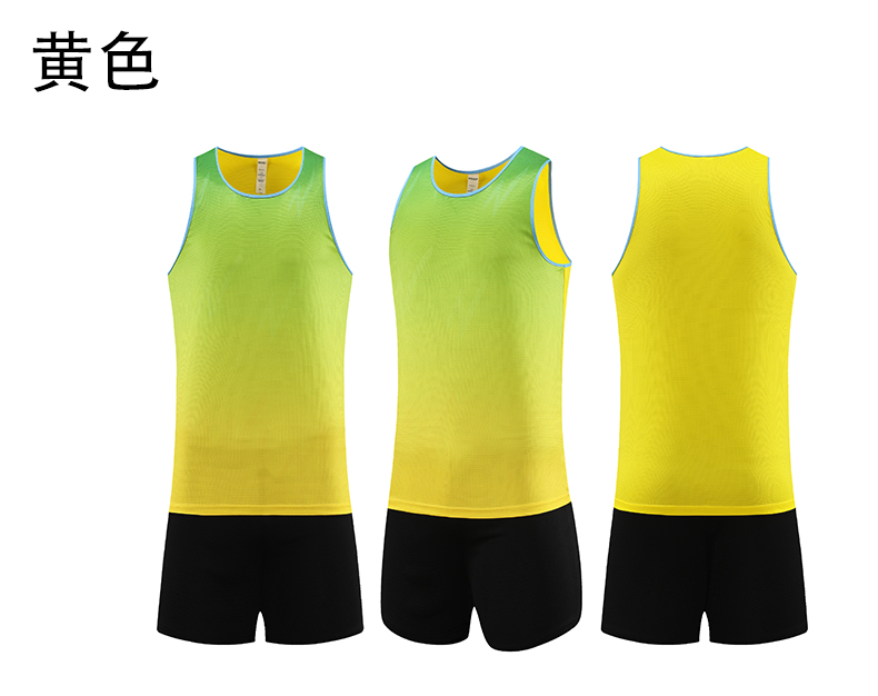 Gradient color track and field sportswear suit for women GB7-5502