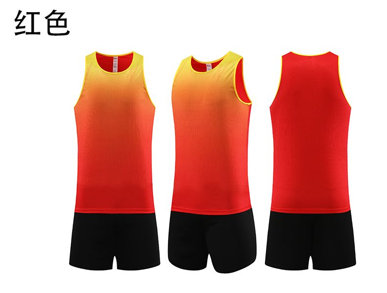 Gradient color personalized track and field sportswear suit GB7-5502 children style