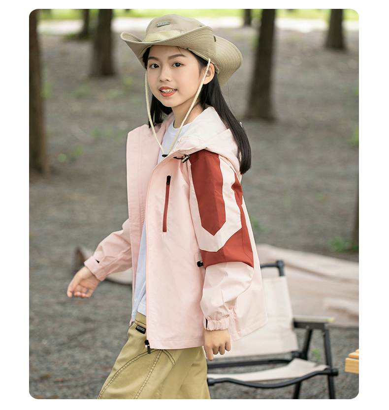 Children outdoor waterproof single-layer jacket KD-1699 children style