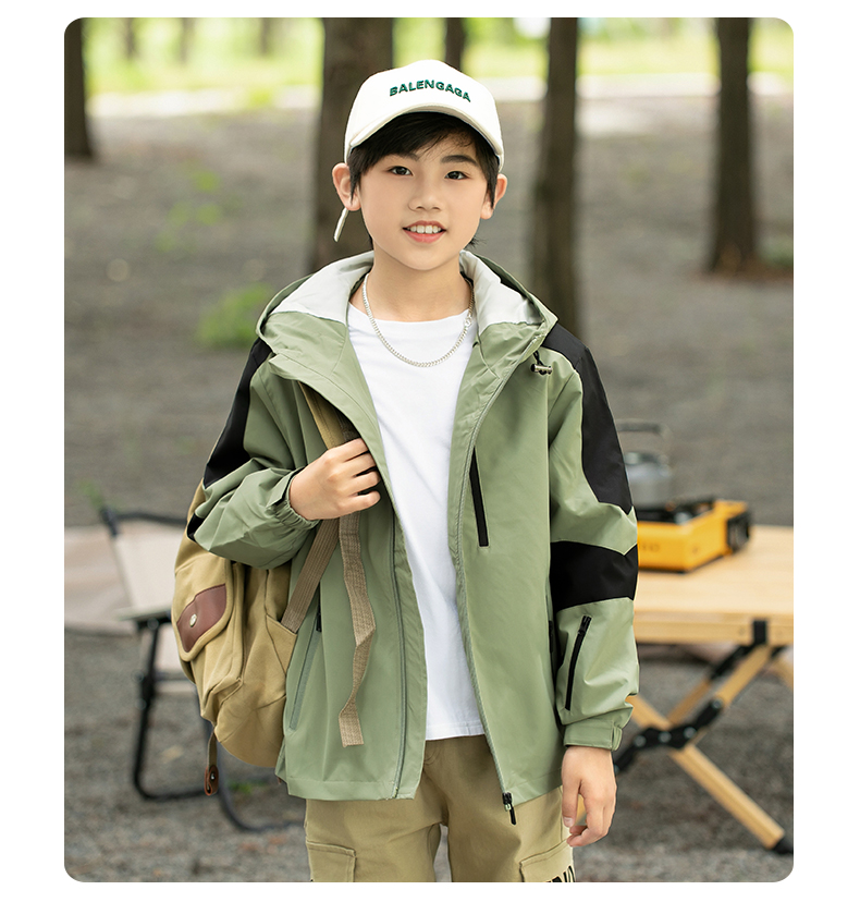 Children outdoor waterproof single-layer jacket KD-1699 children style