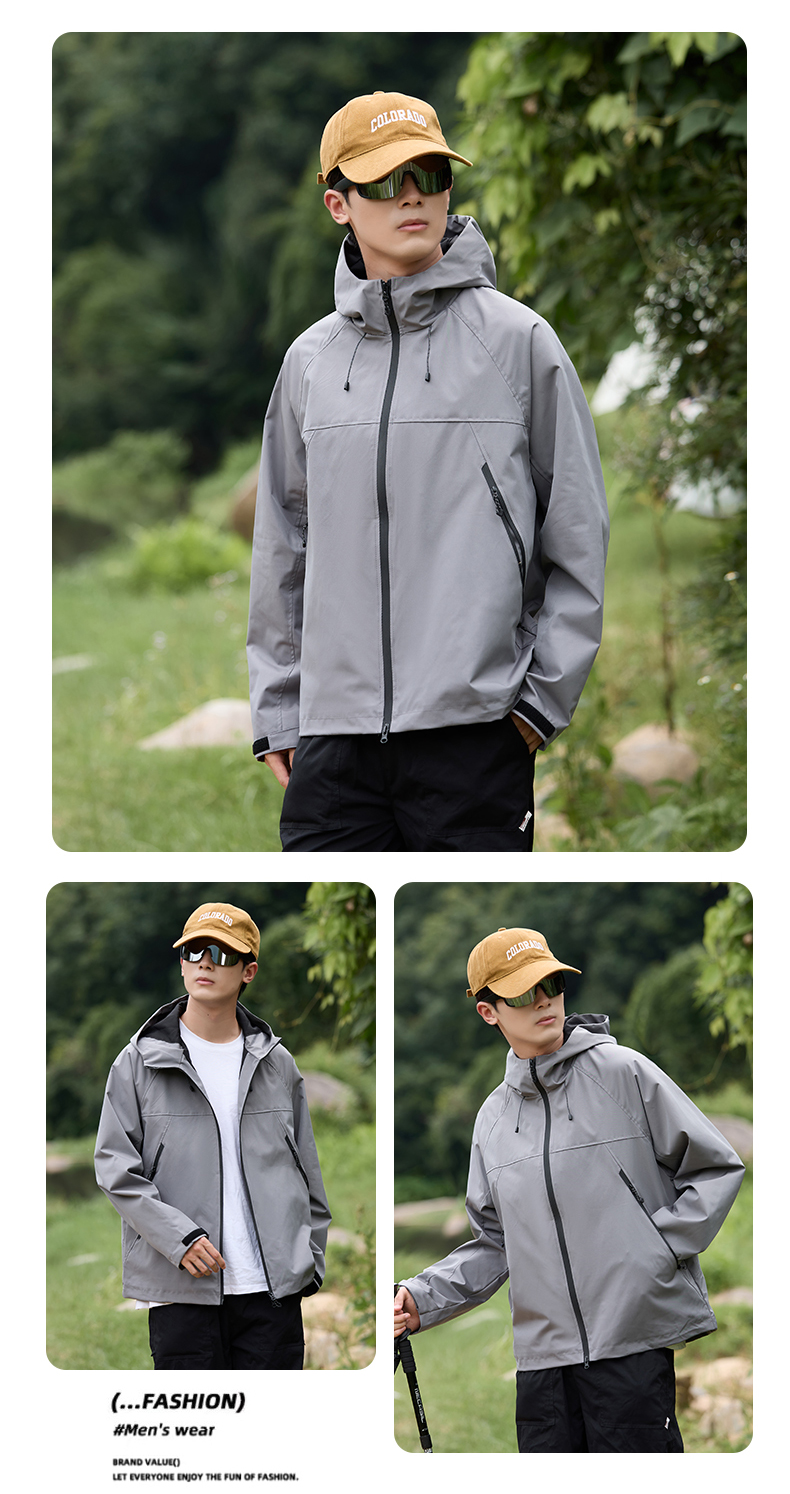 Couple outdoor single layer jacket KL1-6697