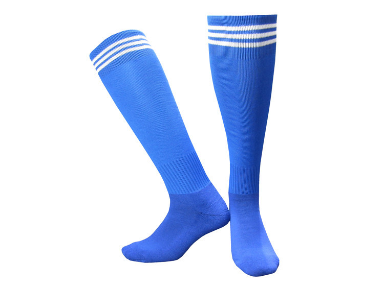 Towel bottom solid color mid-length football socks for adults GY9-CTM004