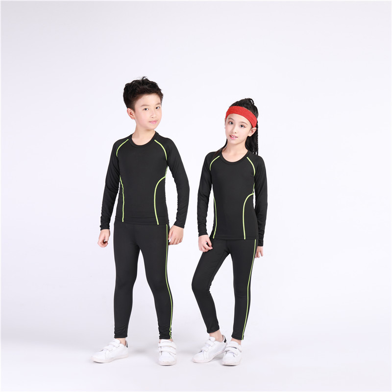 Quick-drying breathable sports tights suit for children (European size) GB3-18088