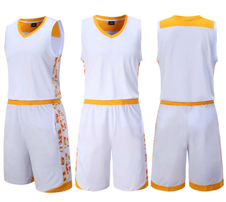 170g quick-drying breathable basketball suit for men GY8-1712