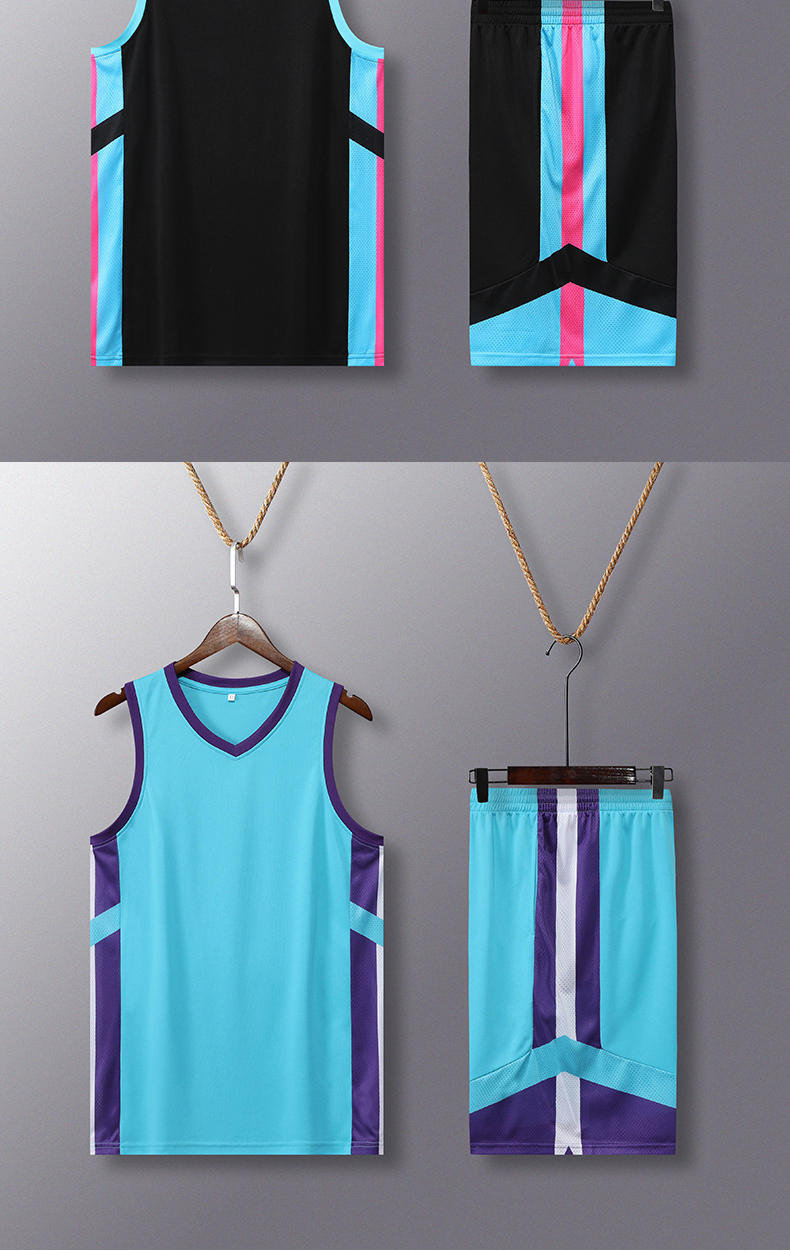 Youth color matching breathable quick-drying sports basketball suit GM6-83612 children