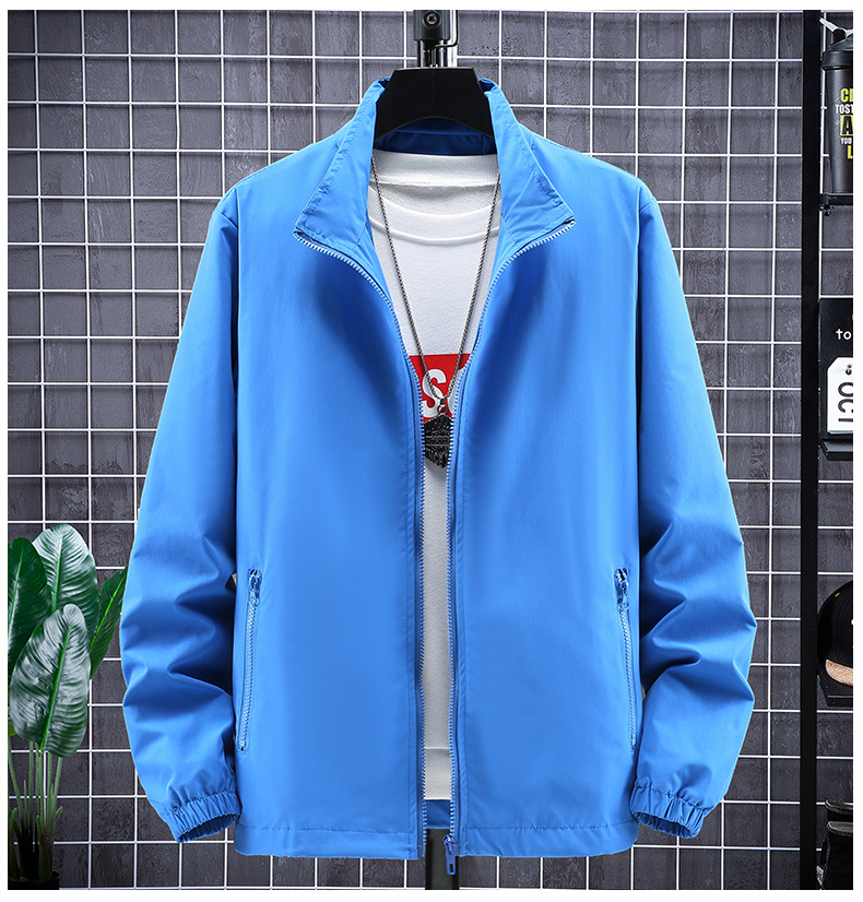 Casual stand collar jacket universal style B17-8819