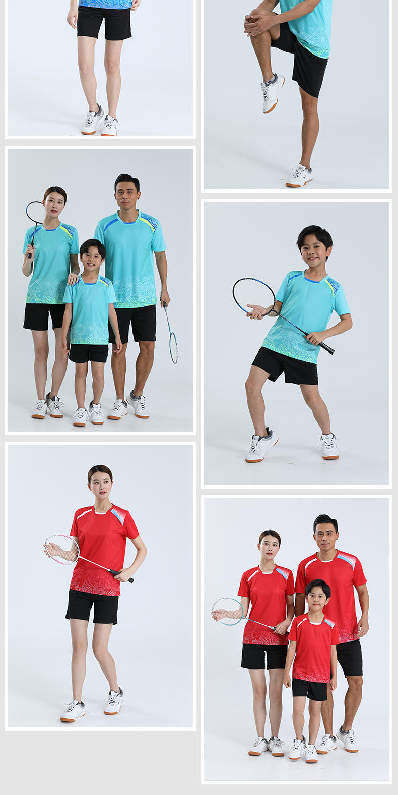 Sports casual short-sleeved training suit G16-22433 adult