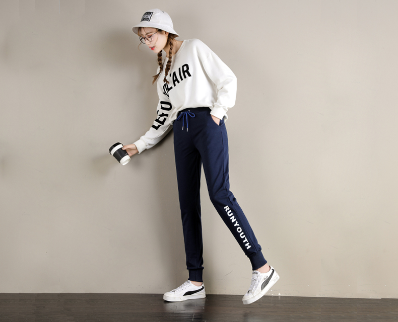 Elastic loose sports casual trousers for women G32-95029