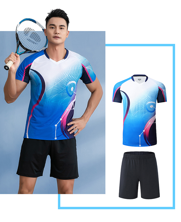 Sports breathable short-sleeved competition training suit GR8-1261 men