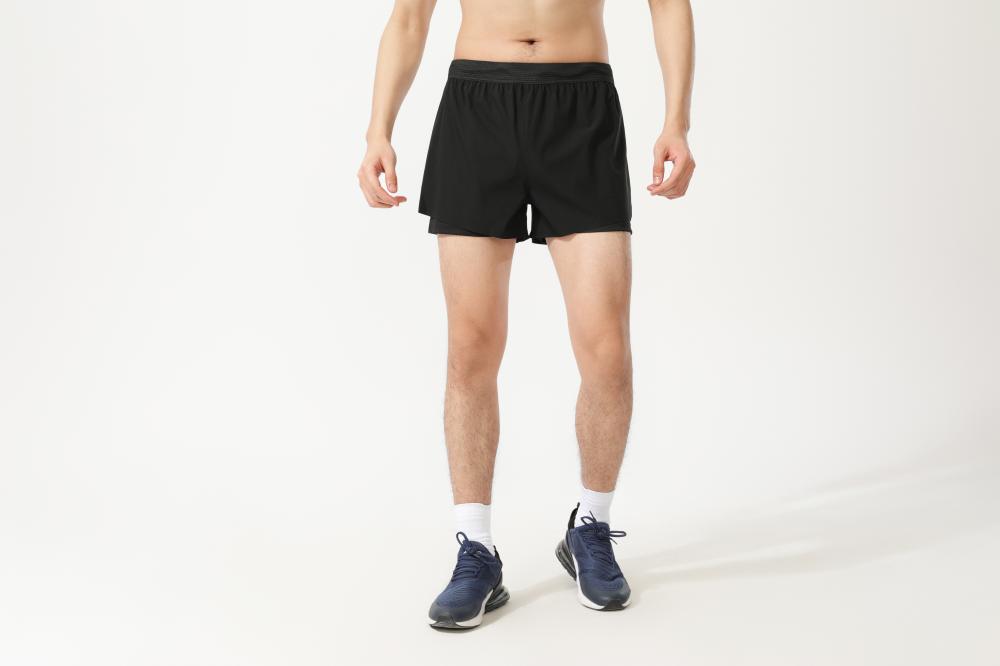 Track and field running shorts with back zipper pockets GJ3-3904