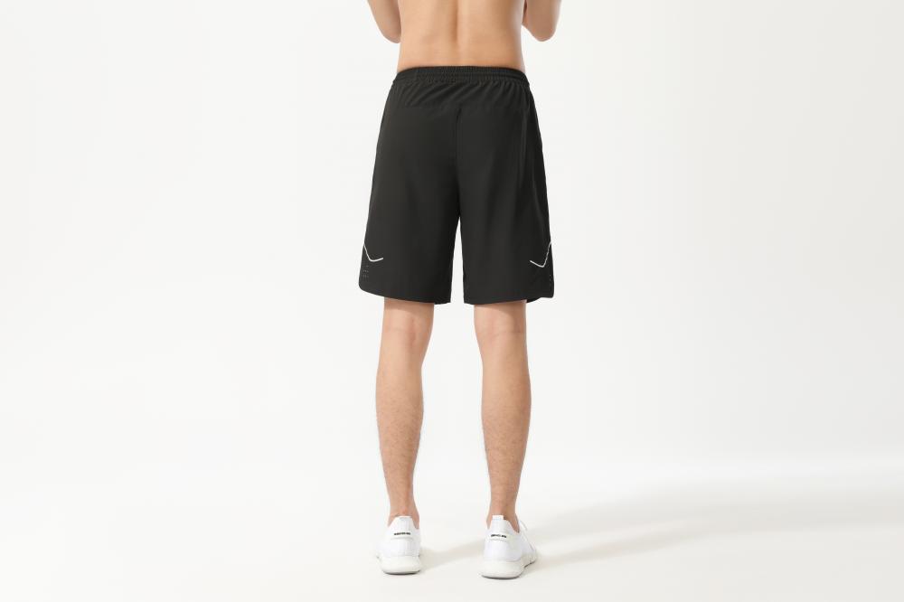 Solid color drawstring breathable sports shorts GJ3-3908