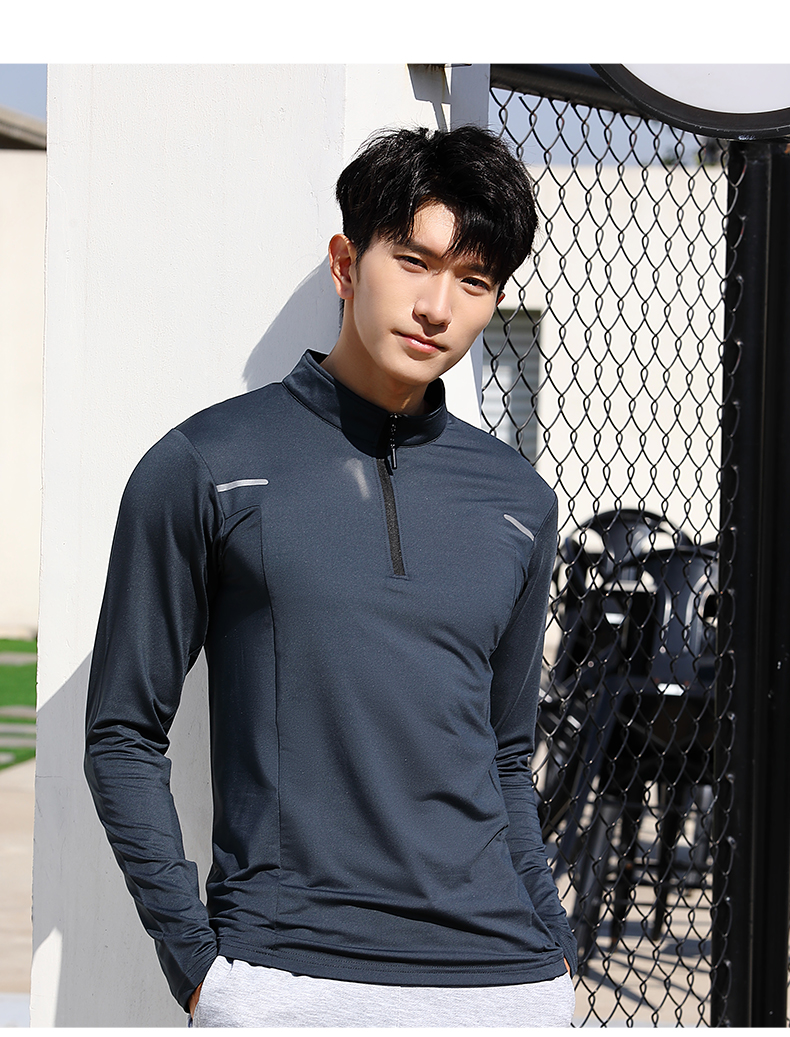 Quick-drying clothing slim fit sports training fitness running long sleeve (European size) GB3-9791