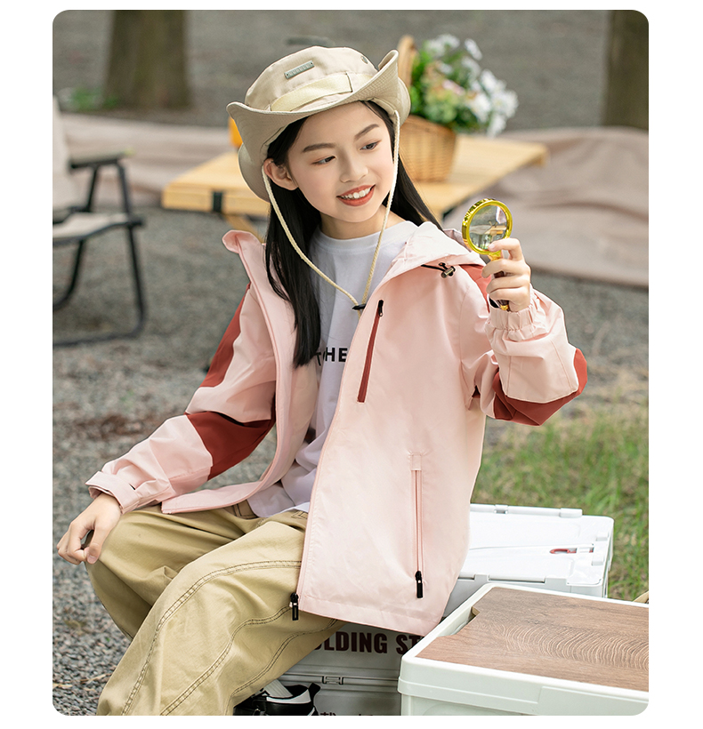 Children outdoor waterproof single-layer jacket KD-1699 children style