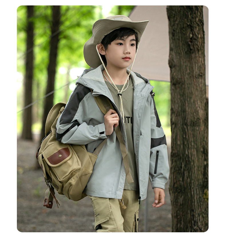 Children outdoor waterproof single-layer jacket KD-1699 children style