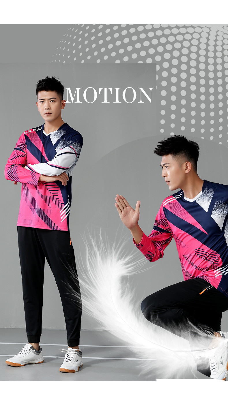 Casual sports breathable tennis training suit top 120-1864 men