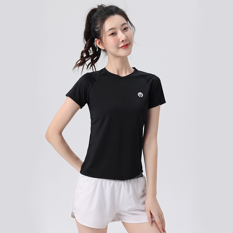 Sports Fitness Short Sleeve Yoga Clothes Women W18-DX-012