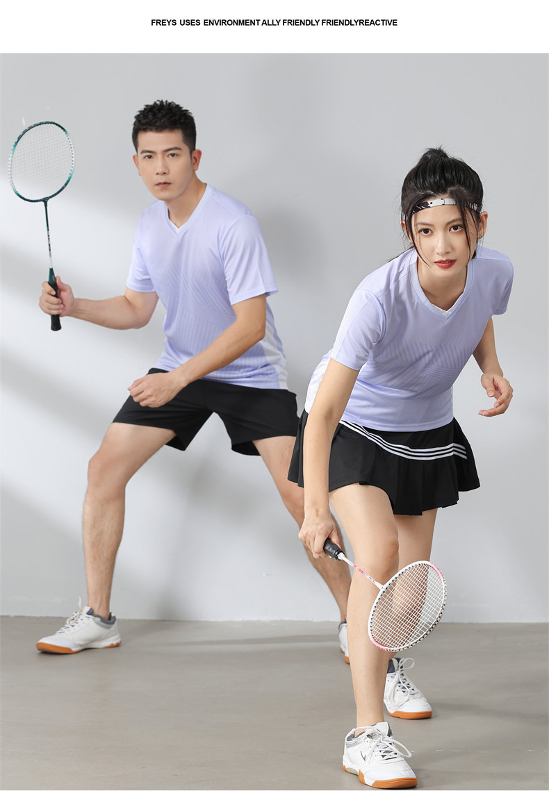 Sports breathable perspiration couple badminton suit 120-904