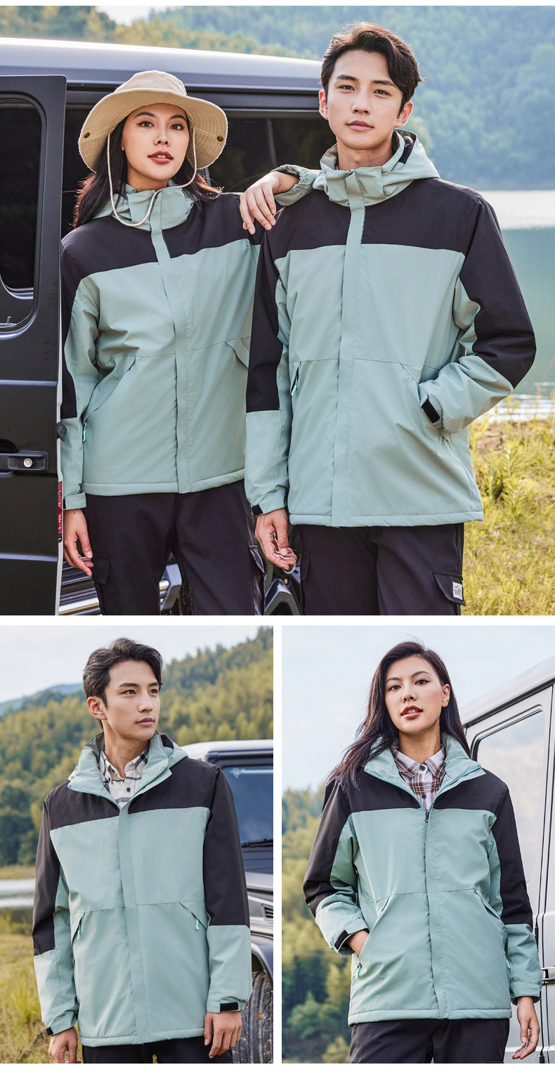 Windproof and warm one-piece jacket H32-D26